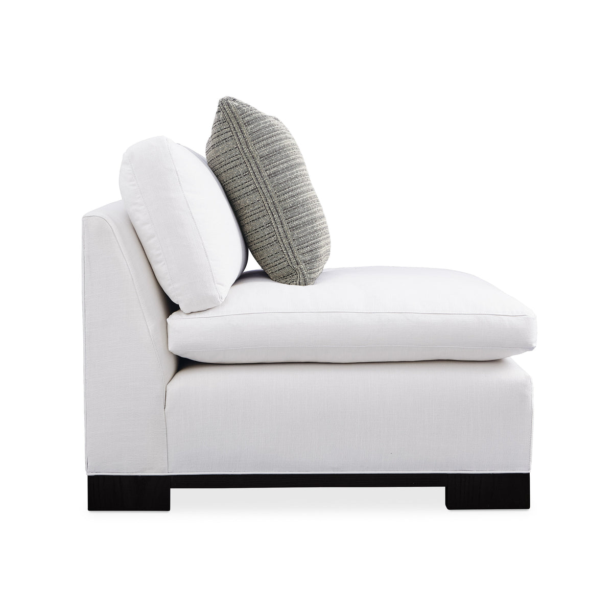Caracole Refresh Armless Chair – detail – Lusso Furniture Miami