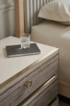 Caracole Bedrock Nightstand – detail – Lusso Furniture Miami