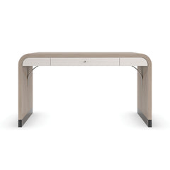 Caracole Free Fall Desk – front view – Lusso Furniture Miami