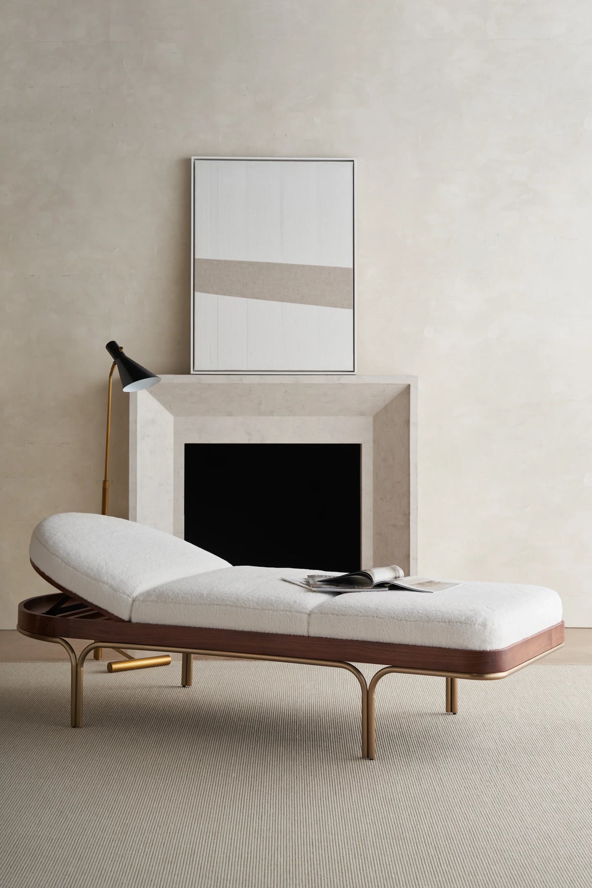Caracole Rhythm Chaise – detail – Lusso Furniture Miami