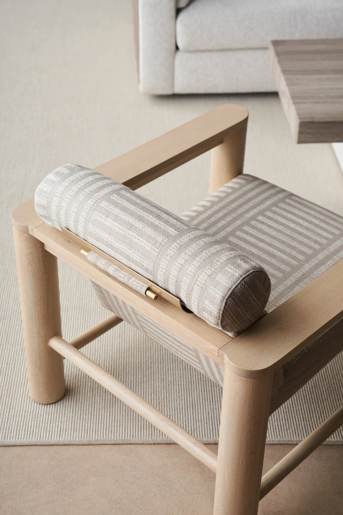 Caracole Unity Chair – side view – Lusso Furniture Miami