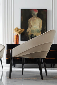 Caracole On All Levels Dining Chair – finish detail – Lusso Furniture Miami