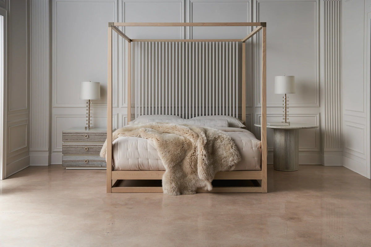Caracole Pinstripe Bed – view 14 – Lusso Furniture Miami