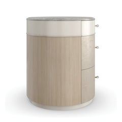 Caracole Hang Around Nightstand – room setting – Lusso Furniture Miami