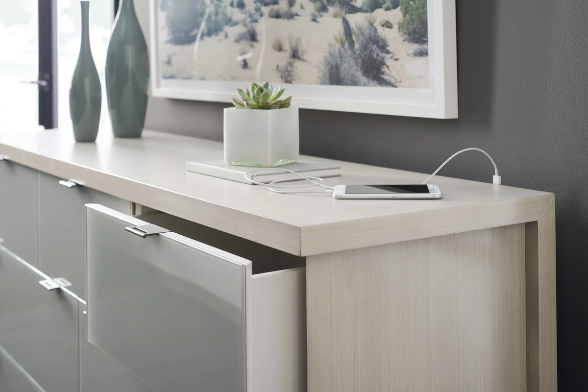 Caracole Expressions Dresser – side view – Lusso Furniture Miami