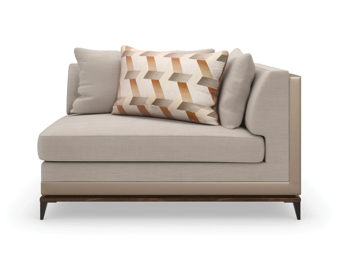 Caracole Archipelago Loveseat – angle view – Lusso Furniture Miami
