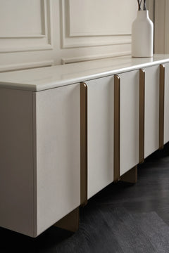 Caracole Emphasis Credenza – side view – Lusso Furniture Miami