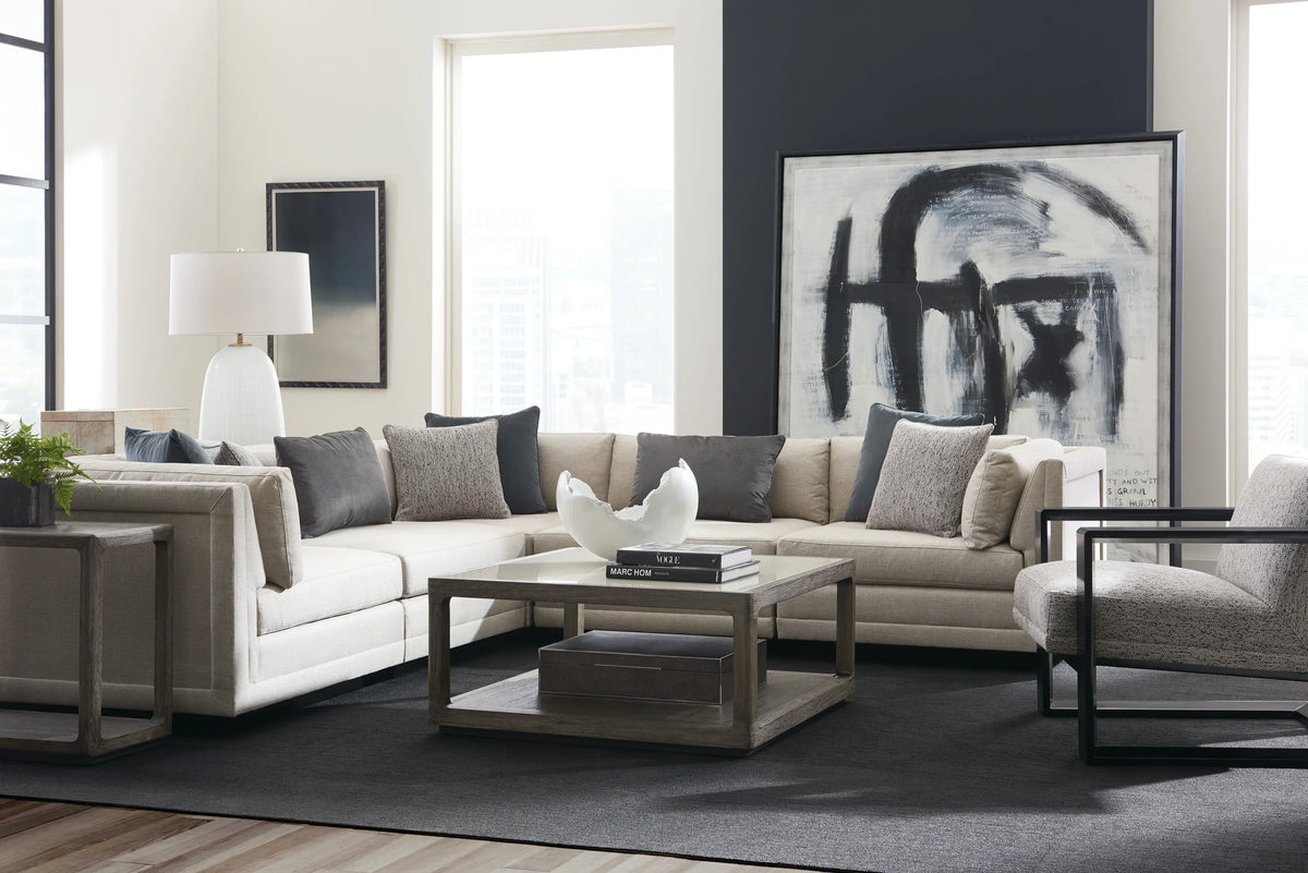 Caracole Fusion Sectional – side view – Lusso Furniture Miami