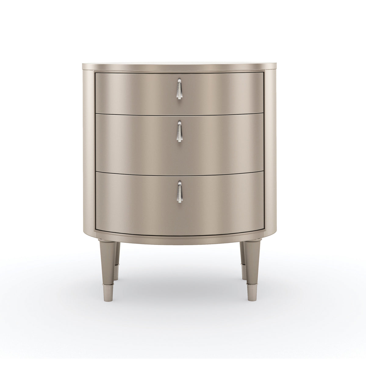 Caracole Beauty Nightstand – front view – Lusso Furniture Miami
