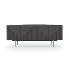 Caracole Over The Edge Buffet – front view – Lusso Furniture Miami