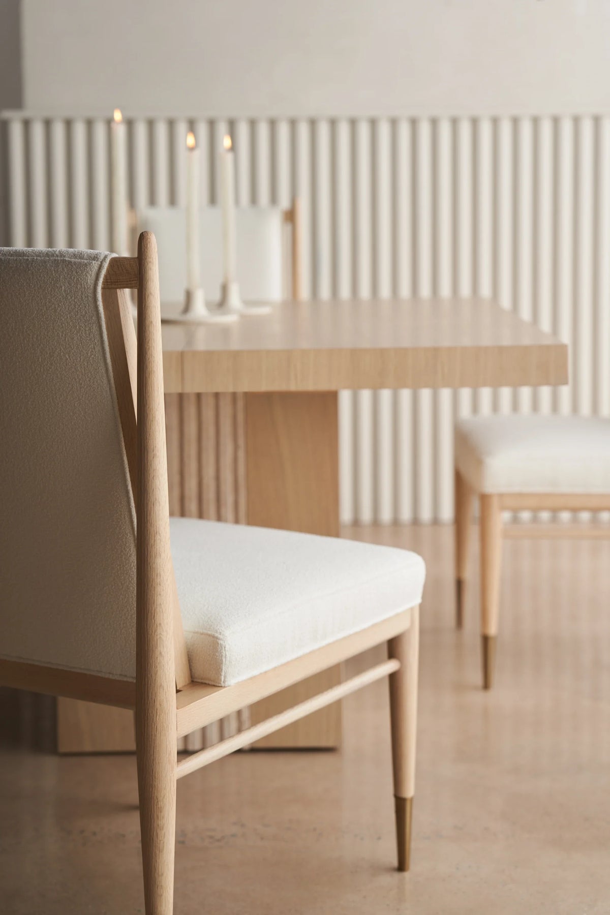 Caracole Unity Dining Chair – back view – Lusso Furniture Miami