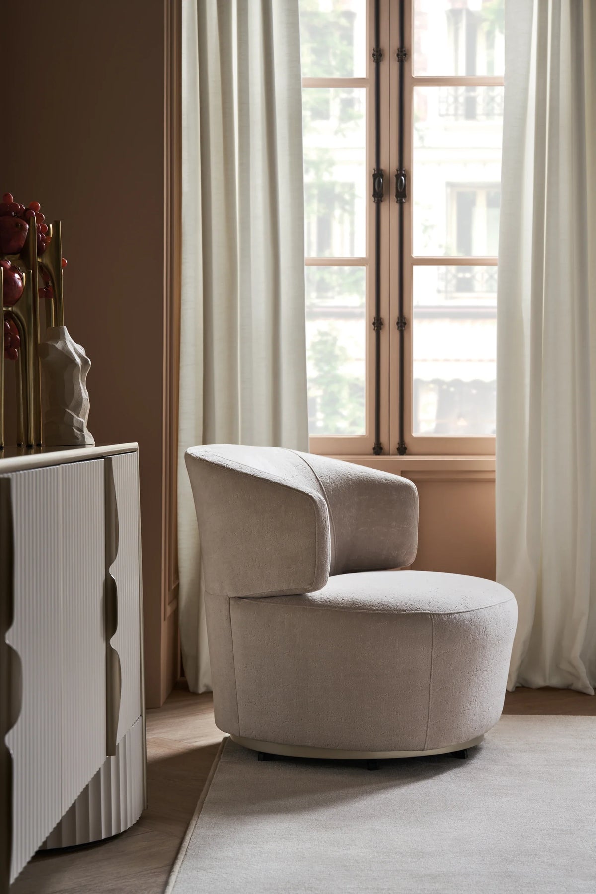 Caracole Corinthian Sideboard – detail – Lusso Furniture Miami