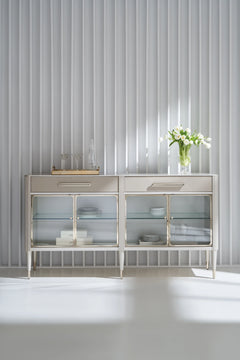Caracole Love Interest Cabinet – angle view – Lusso Furniture Miami