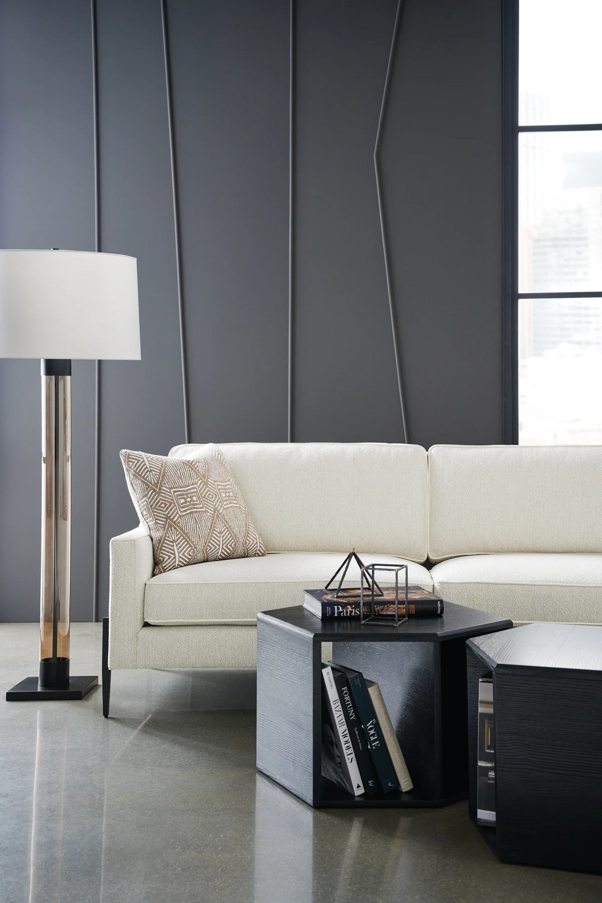 Caracole Remix Sofa – close-up – Lusso Furniture Miami