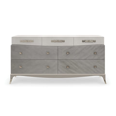 Caracole Tempo Dresser – front view – Lusso Furniture Miami
