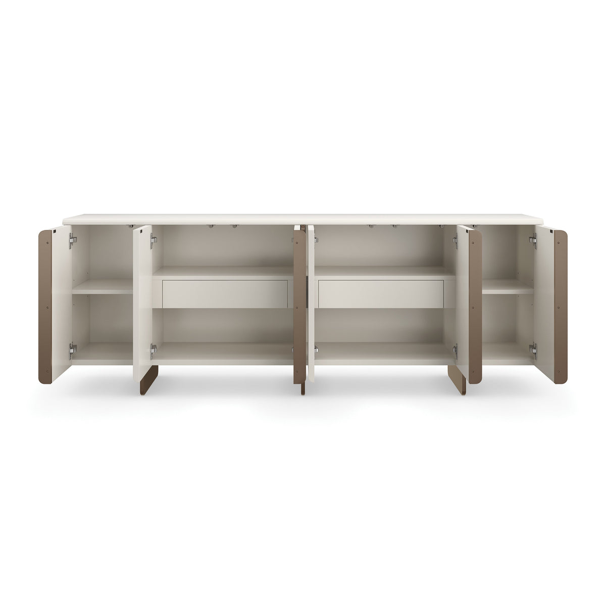 Caracole Emphasis Credenza – top view – Lusso Furniture Miami