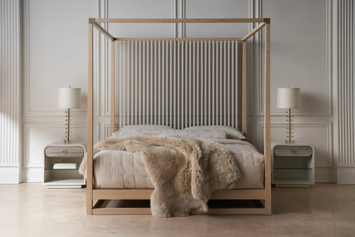 Caracole Pinstripe Bed – view 15 – Lusso Furniture Miami